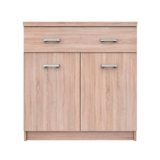 Komoda, 60cm, kombinovaná, dub sonoma, TOPTY TYP 42 2D1S60