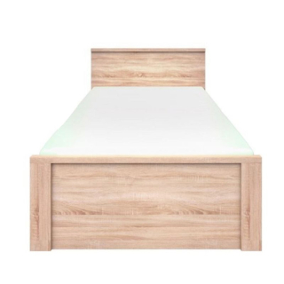 Posteľ, 120x200, dub sonoma, TOPTY TYP 43