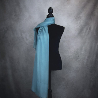 Hodvábny šál PETROLEJOVÝ 180 x 110cm