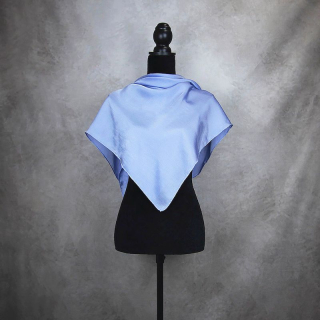 Hodvábna šatka CHRPOVO MODRÁ 90 x 90cm