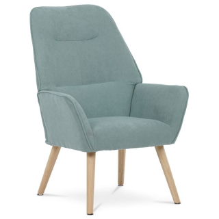 Kreslo, modrá látka, AK-312 BLUE2