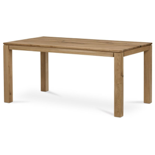 Jedálenský stôl 160x90 cm, masív, dub, DS-F160 DUB