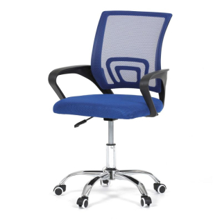 Detská stolička, modrá, sieťovina, 120 kg, KA-L103 BLUE