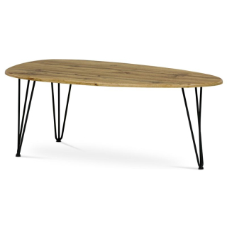 Konferenčný stolík 120x67cm, MDF divoký dub, AF-3014 OAK