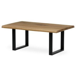 Konferenčný stolík, 110x70cm, masív, dub, KS-F110U DUB