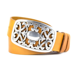 Kožený opasok YARD, šírka 4cm, Slovenská výroba - Koňaková