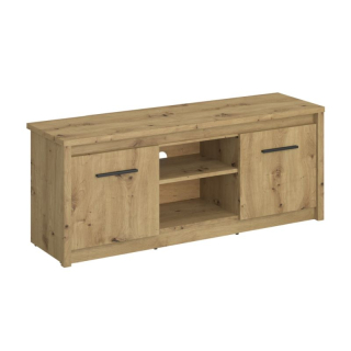 TV stolík, 125cm, dub artisan, AIRON 2D