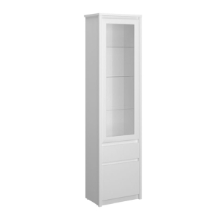Vitrína, 55cm, biela, ERODIN 1D1W1S