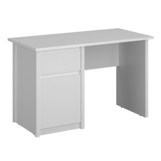 PC stôl, 120x59cm, biely, ERODIN 1D1S