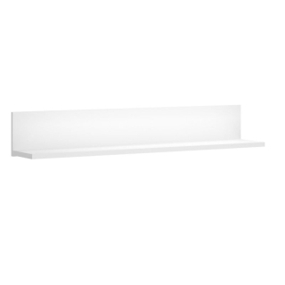 Polica, 125cm, biela, ERODIN