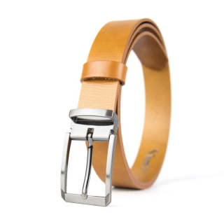 Kožený opasok ANGEL, šírka 3.3cm, Slovenská výroba - Koňaková