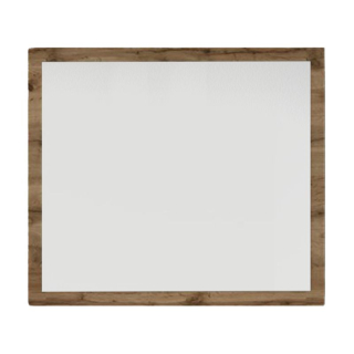 Zrkadlo, 80x70cm, dub wotan, biele, IRIA D