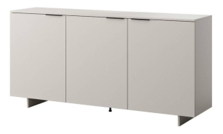 Komoda, 180cm, 3-dverová, pieskovo béžová, ALMA 3D