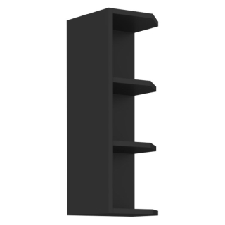 Horná skrinka otvorená, 30cm, čierna, ARAKA, MENZO, SIBER 30 G-72 ZAK