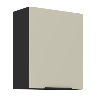 Horná skrinka, 60cm, cashmere, čierna, ARAKA 60 G-72 1F