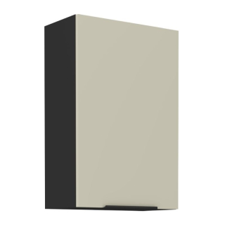 Horná skrinka, 60cm, cashmere, čierna, ARAKA 60 G-90 1F