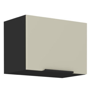 Horná skrinka, 50cm, cashmere, čierna, ARAKA 50 GU-36 1F