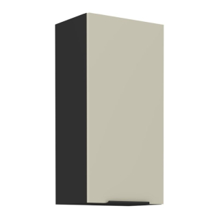 Horná skrinka, 45cm, cashmere, čierna, ARAKA 45 G-90 1F