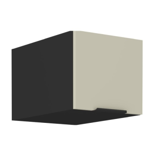 Horná skrinka, 40cm, cashmere, čierna, ARAKA 40 NAGU-36 1F