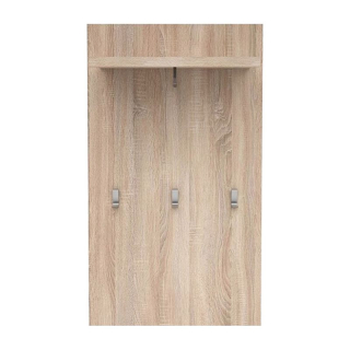 Vešiaková stena, 66cm, dub sonoma, NORTY TYP 25