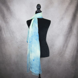 Hodvábny šál LIMITED_016, Vyrobený na Slovensku, 180 x 110cm