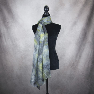 Hodvábny šál LIMITED_030, Vyrobený na Slovensku, 180 x 110cm