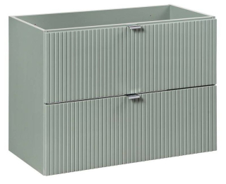 Skrinka pod umývadlo, 80cm, reed green, LINE REED GREEN 82-80-2S