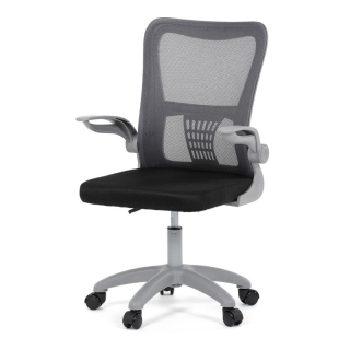 Detská stolička, sivá, sieťovina, 120 kg, KA-K2008 GREY