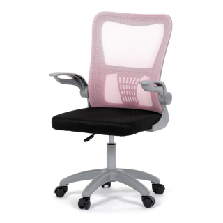 Detská stolička, ružová, sieťovina, 120 kg, KA-K2008 PINK