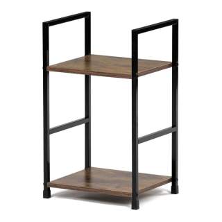 Regál, 29cm, kov, MDF, staré drevo, GD-212 OLW