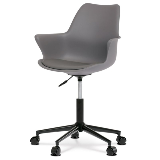 Kancelárska stolička, sivý, plast, 110 kg, KA-J772 GREY