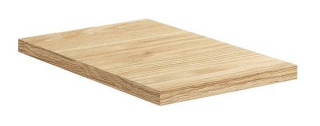 Kúpeľňová doska, 30cm, dub olejovaný, OCEAN 89-30