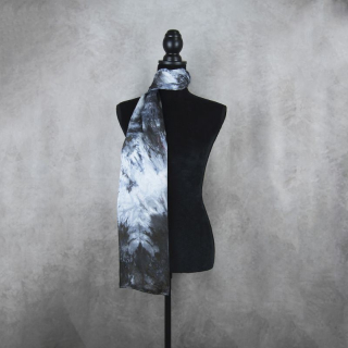 Hodvábny šál LIMITED_09, Vyrobený na Slovensku, 175 x 45cm
