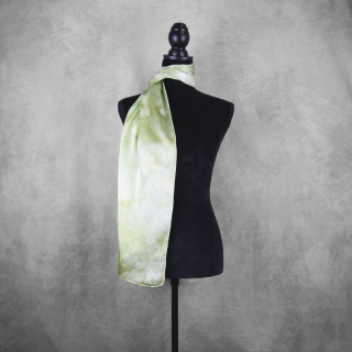 Hodvábny šál LIMITED_22, Vyrobený na Slovensku, 175 x 45cm