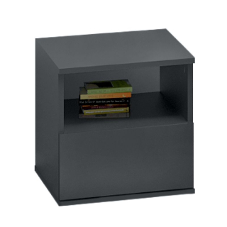 Nočný stolík, 40cm, grafit, DOLI