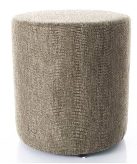 Taburetka, 38cm, olivová látka, DOTI B BREGO