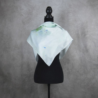 Hodvábna šatka LIMITED_203, Vyrobená na Slovensku, 90 x 90cm