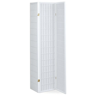 Paraván, 132cm, masív, biely, EF-E803 WT