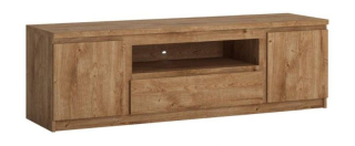 Tv stolík, 165cm, dub ribbeck zlatý, FRIBO FRIF01