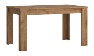 Jedálenský stôl, 140x85cm, rozkladací, DTD, dub ribbeck zlatý, FRIBO FRIT03