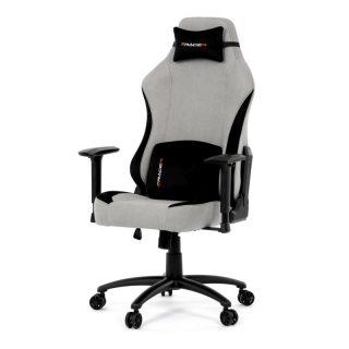 Herné kreslo, strieborná, látka, 150 kg, KA-F12 SIL2