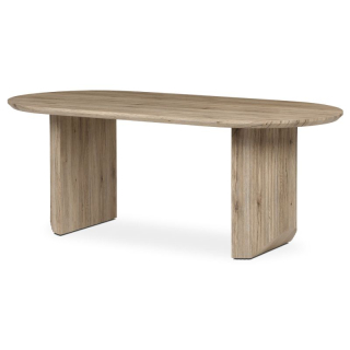 Jedálenský stôl 200x100cm, MDF, dub san remo, HT-W1578 SRE