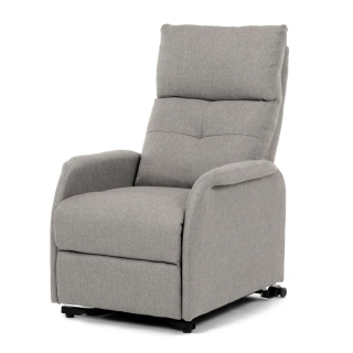 Polohovacie kreslo, elektrické, látka, krémová, 130 kg, TV-5482 CRM2