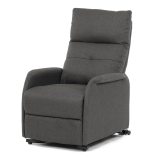 Elektrické polohovateľné kreslo sivé, TV-5482 GREY2