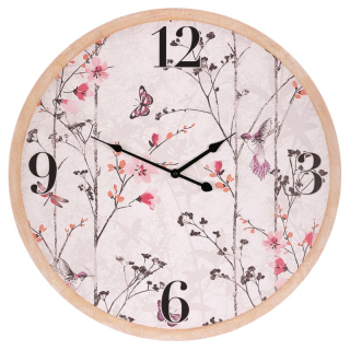 Hodiny nástenné MDF, 58cm, HA1733