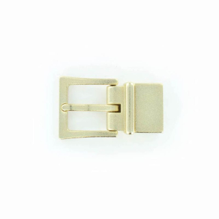Kovová obojstranná pracka BRUSH GOLD, 25mm, Brushed Gold