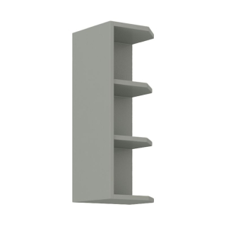 Horná skrinka otvorená, 30cm, sivá, PRADO 30 G ZAK-72