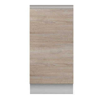 Spodná skrinka, 40cm, dub sonoma, biela, pravá, LINE D 40