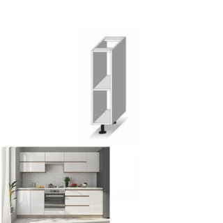 Spodná skrinka otvorená, 20cm, dub sonoma, LINE D 20