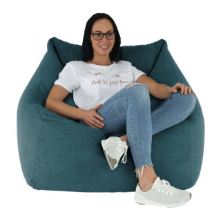 Sedací vak, 80cm, zelená látka, URASON